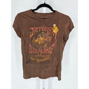 Vtg Womens Sz M Jefferson Airplane T-shirt 'Live in San Francisco, CA'